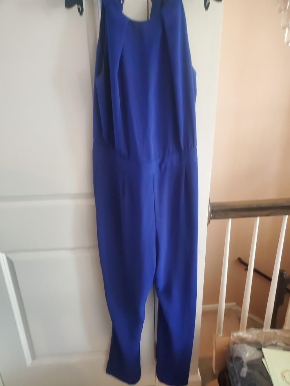 Zara Cobalt Blue Sleeveless Jumpsuit